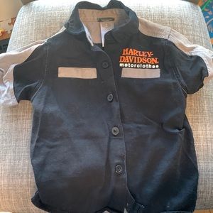Toddler 2T Harley Davidson Motorclothes button up shirt